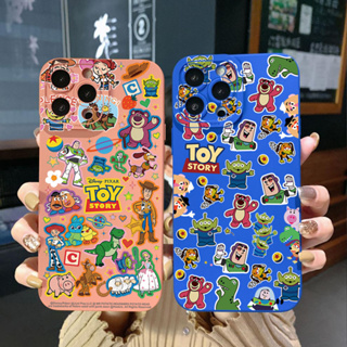 เคสโทรศัพท์มือถือ ขอบสี่เหลี่ยม แบบเต็ม ลาย Toy Stories สําหรับ iPhone 14 Plus 13 Pro Max 12 iPhone 11 XR 8 7 SE 2022