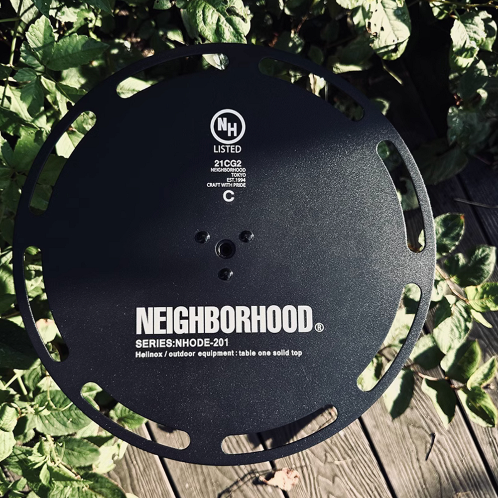 พร้อมส่ง-neighborhood-โต๊ะรับประทานอาหาร-อลูมิเนียมอัลลอย-ทรงสามเหลี่ยม-แบบพกพา-สีดํา-สําหรับตั้งแคมป์กลางแจ้ง