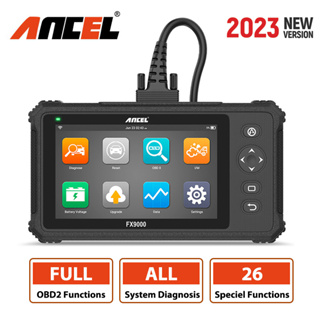 Ancel เครื่องสแกนเนอร์ FX9000 OBD2 พร้อมรีเซ็ต 11 ระบบ สําหรับรถยนต์