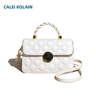 CALEI KOLAIN กระเป๋าแมสเซนเจอร์มินิมอลคลาสสิกสำหรับผู้หญิง