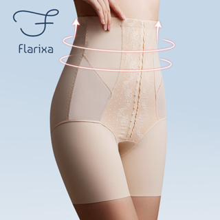 Flarixa กางเกงชั้นใน กระชับสัดส่วน เอวสูง พลัสไซซ์ สําหรับผู้หญิงหลังคลอดบุตร 3XL