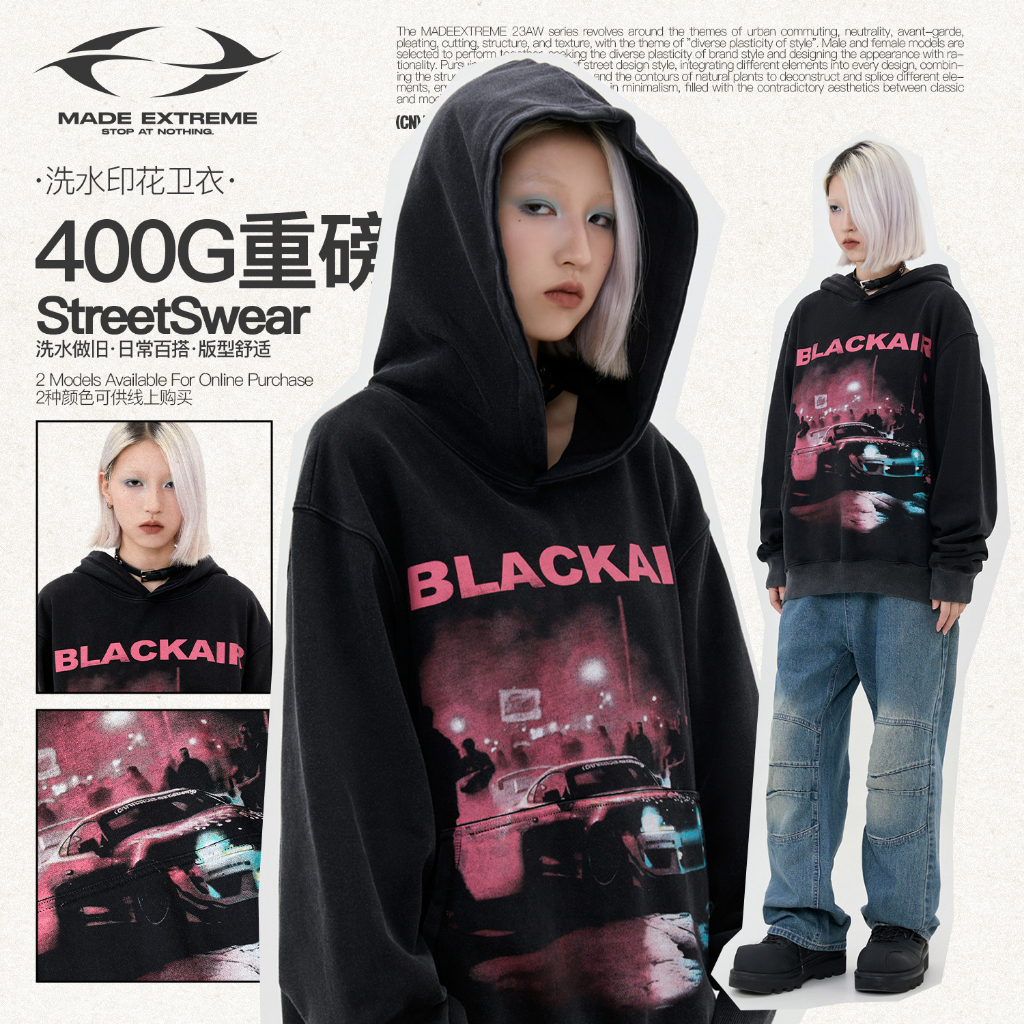 blackair-เสื้อกันหนาว-มีฮู้ด-ทรงหลวม-พิมพ์ลายจิงโจ้-แนวสตรีท-แนวเรโทร-400-กรัม-สําหรับผู้ชาย-y2k-madeextreme