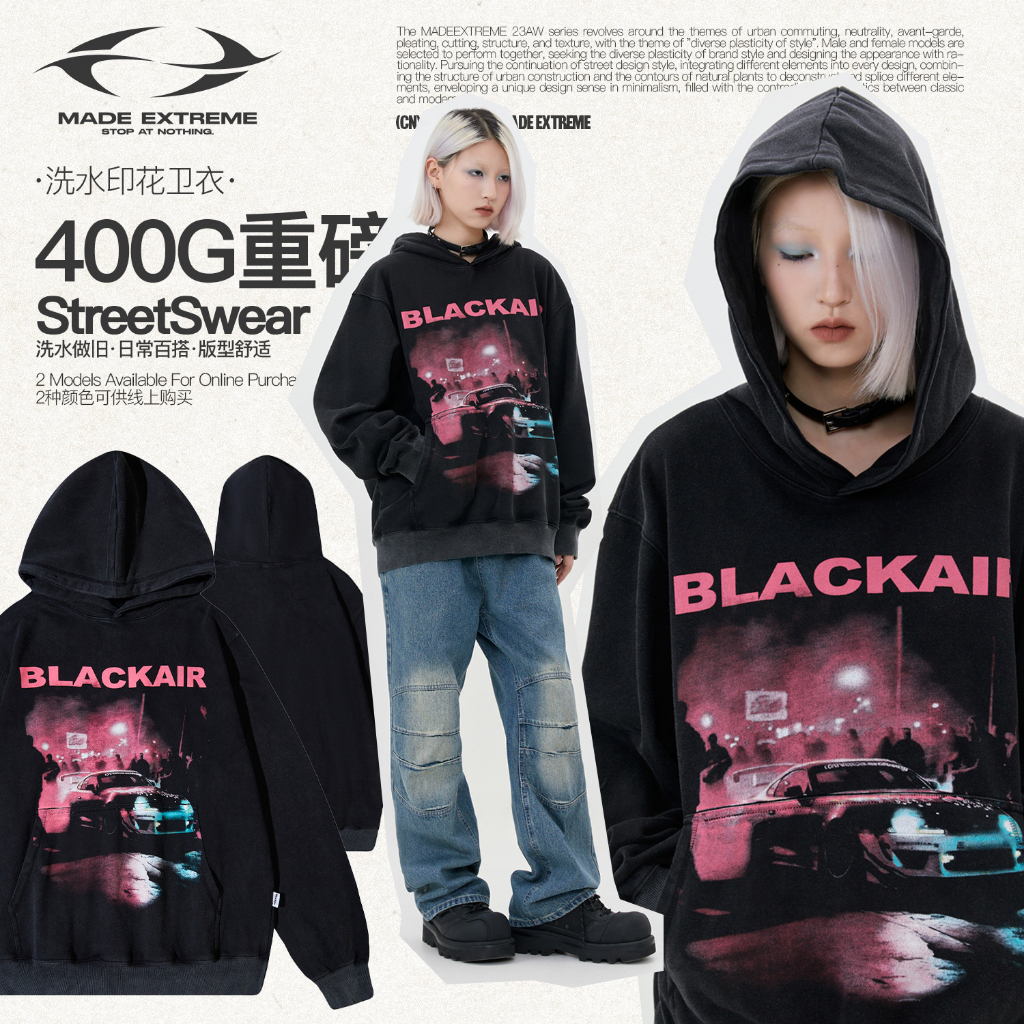 blackair-เสื้อกันหนาว-มีฮู้ด-ทรงหลวม-พิมพ์ลายจิงโจ้-แนวสตรีท-แนวเรโทร-400-กรัม-สําหรับผู้ชาย-y2k-madeextreme