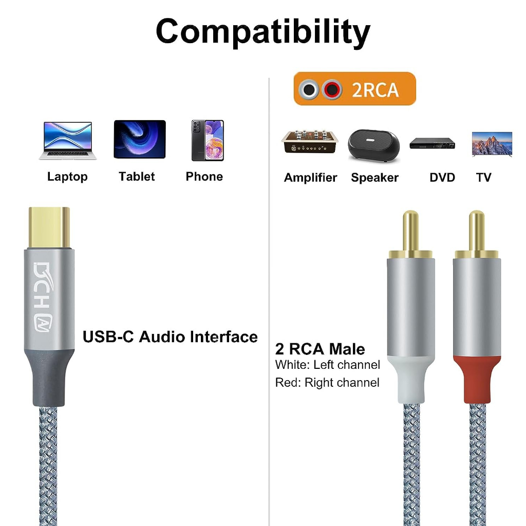 dchav-rca-เป็น-usb-c-สายสัญญาณเสียง-type-c-เป็น-2-rca-สายอะแดปเตอร์-ตัวผู้-2rca-y-ตัวแยก-อินเทอร์เฟซ-สีแดง-สีขาว-สําหรับลําโพง-เครื่องเล่นดีวีดี-รถยนต์-สเตอริโอ-โฮมเธียเตอร์-แล็ปท็อป-คอมพิวเตอร์-เครื่