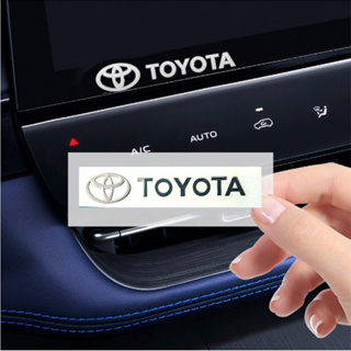 สติ๊กเกอร์โลหะบาง Toyota สติ๊กเกอร์ logo รถโตโยต้า สติ๊กเกอร์รถโตโยต้า 1ชิ้น