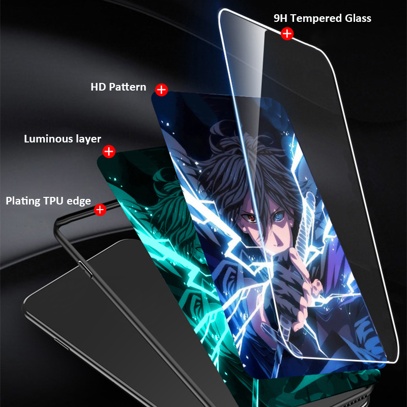 case-redmi-9t-one-piece-zorro-hard-casing-xiaomi-redmi-9-9a-9c-redmi-8-8a-7-7a-luminous-tempered-glass-anti-fall-back-cases-covers-glow-in-the-dark