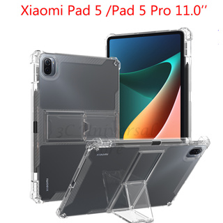 เคสซิลิโคนใส แบบหนา 4 มุม กันกระแทก สําหรับ Xiaomi Pad 5 Pad 5 Pro 11.0 นิ้ว Xiaomi Pad5 Pad 6 Pad6 Pro 11.0 นิ้ว
