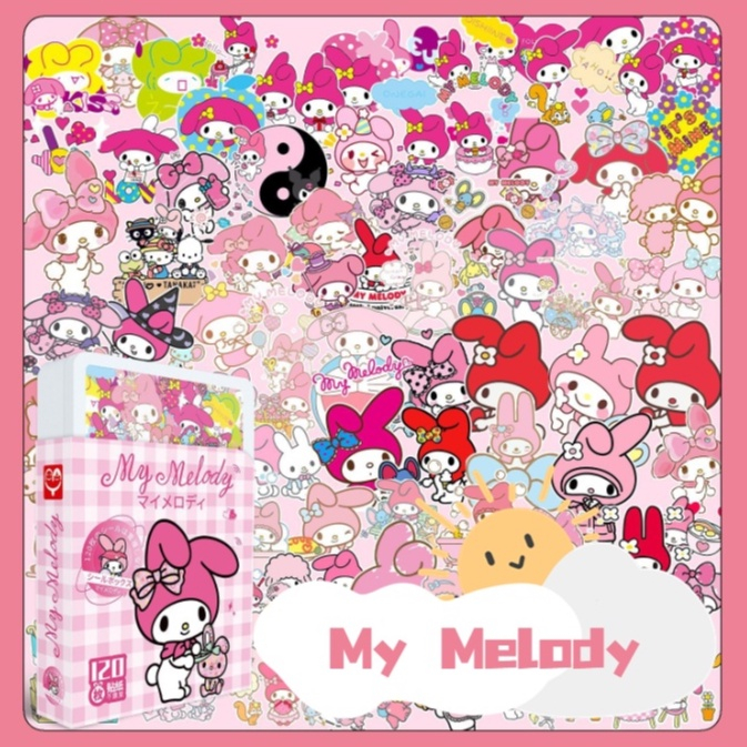 sanrio-สติกเกอร์-กล่องของขวัญ-สติกเกอร์-cinnamoroll-my-melody-สติกเกอร์กันน้ํา-kuromi-hello-kitty-สติกเกอร์การ์ตูน-purin-สติกเกอร์ของขวัญ