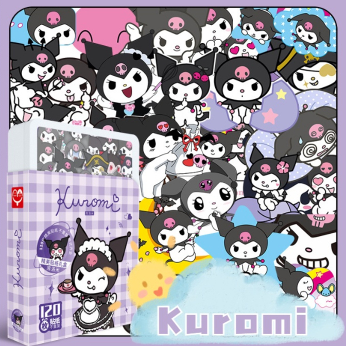 sanrio-สติกเกอร์-กล่องของขวัญ-สติกเกอร์-cinnamoroll-my-melody-สติกเกอร์กันน้ํา-kuromi-hello-kitty-สติกเกอร์การ์ตูน-purin-สติกเกอร์ของขวัญ