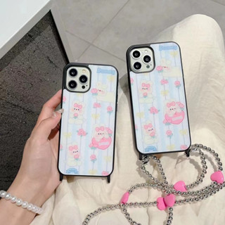 เคสโทรศัพท์มือถือ tpu แบบนิ่ม ลายกระต่าย สําหรับ iPhone 14 14promax 14pro 11 12 12PRO 12PROMAX 13 13pro 13promax