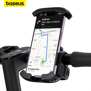 Baseus ที่วางโทรศัพท์จักรยาน รถจักรยานยนต์ สากล ที่วางโทรศัพท์ มือจับ ขาตั้ง เมาท์ยึด ที่วางโทรศัพท์ สําหรับโทรศัพท์มือถือ