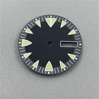 หน้าปัดนาฬิกาข้อมือ 28.5 มม. เรืองแสง สีเขียว สําหรับ NH36A 4R36