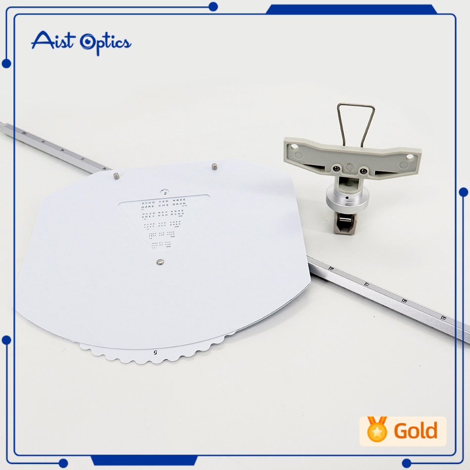 optometric-phoropter-ao-ชุดทดสอบวิสัยทัศน์ใกล้-ก้านใกล้-การ์ด-และเสายึด-สองส่วน