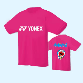 ใหม่ Yonex เสื้อกีฬาแบดมินตัน ระบายอากาศ ดูดซับเหงื่อ แห้งเร็ว ลายการ์ตูนโดราเอมอน แฟชั่นฤดูร้อน สําหรับผู้ชาย และผู้หญิง 2023