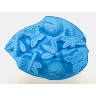 蓝色硅胶模具 แม่พิมพ์ซิลิโคนเรซิ่น แฮนด์เมด สําหรับทําสบู่ เค้ก พุดดิ้ง เทียน DIY