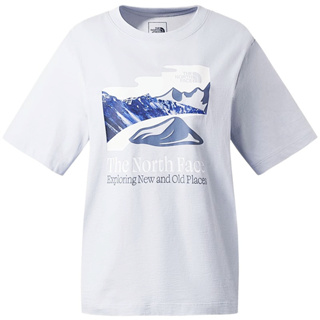 The North Face เสื้อยืดคอกลม แขนสั้น ซับเหงื่อ ระบายอากาศ ใส่สบาย สําหรับผู้หญิง 0GOS