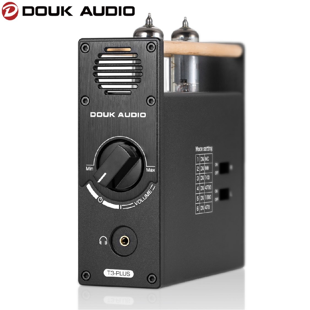 Douk Audio T3 PLUS พรีแอมป์หลอดสูญญากาศ MM / MC Phono Stage แอมป์หูฟัง ...