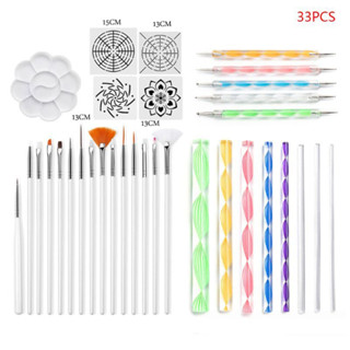 com* 33pcs/set Mandala Dotting Tools for DIY Painting Rock Pottery Stencil Template