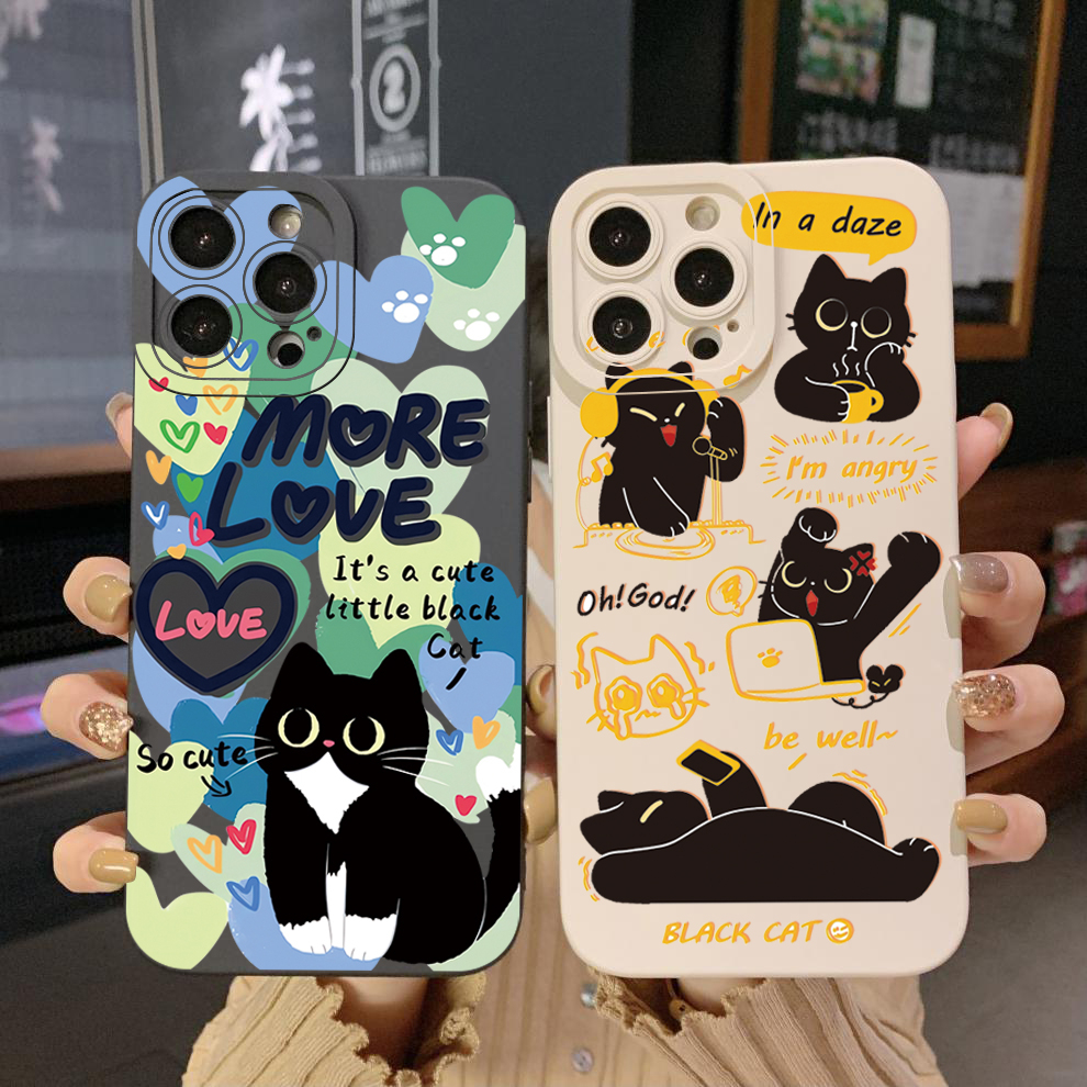 เคสโทรศัพท์มือถือ-ขอบสี่เหลี่ยม-ลายแมวน่ารัก-สําหรับ-vivo-y15a-y15s-t1-5g-t1x-y02s-y21s-y21a-y21s-y33s-y12s-y11s-y12a-y01-y1s-y20s-y20a