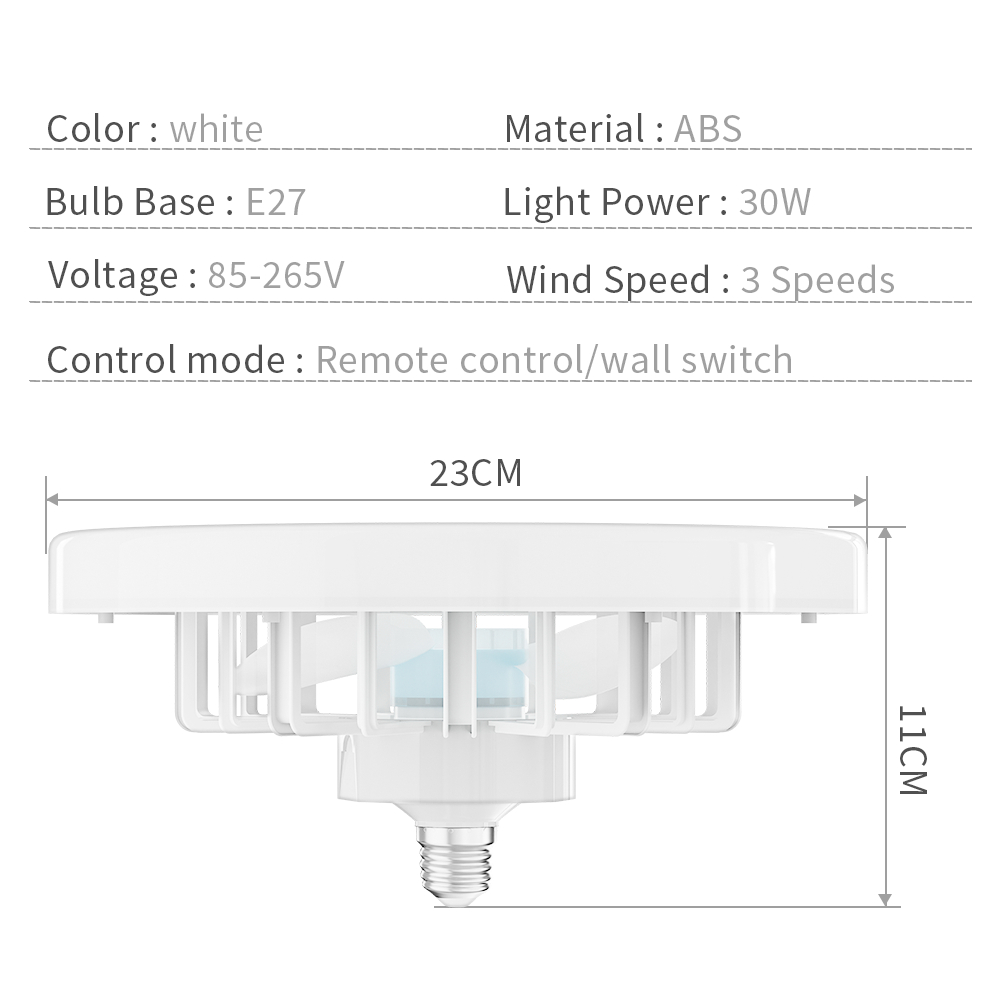 โคมไฟติดเพดาน-led-e27-30w-6500k-พร้อมรีโมต-สําหรับห้องนอน-ห้องนั่งเล่น-สวน-ac85-256v