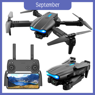 September Drone E99 PRO โดรน 4K HD โดรนถ่ายภาพ กล้องคู่ โดรนไร้สาย กล้องโดรน