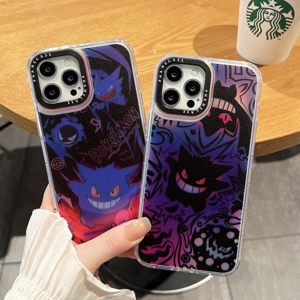 เคสป้องกันโทรศัพท์มือถือ-ลายกิ้งก่า-สีม่วงเข้ม-กันกระแทก-สําหรับ-iphone-14promax-14-13-13pro-12-12promax-11-x