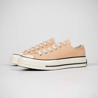 Con&amp;0overse Chuck 1970s รองเท้าผ้าใบลําลอง ข้อสั้น สีชมพูคอรัล สไตล์คลาสิก ย้อนยุค -2464