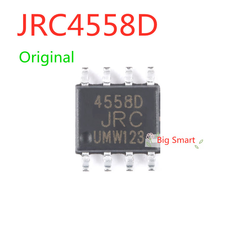ไอซีขยายเสียง JRC4558D SOP-8 NJM4558D NJM4558 4558D JRC4558 SMD SOP8 ...
