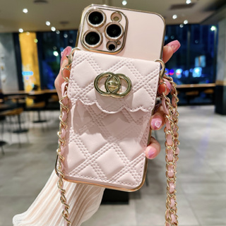 เคสโทรศัพท์มือถือ 6d พร้อมสายสะพาย และช่องใส่บัตร สําหรับ iPhone 6 plus 6s plus 7 plus 8 plus xs max xr 11 pro max 12 pro max 13 pro max 14 plus 14 pro max