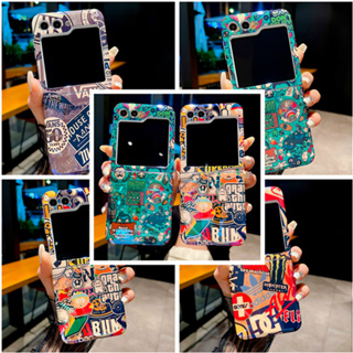 เคสโทรศัพท์มือถือแบบแข็ง กันกระแทก ลายการ์ตูนออโรร่าน่ารัก สําหรับ Samsung Galaxy Z Flip5 5G Z Flip5