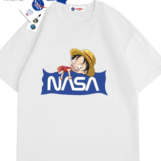 เสื้อยืดแขนสั้น ผ้าฝ้ายแท้ พิมพ์ลายการ์ตูน ทรงหลวม แฟชั่นฤดูร้อน สไตล์อเมริกัน สําหรับผู้ชาย และผู้หญิง