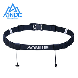 AONIJIE  E4076 E4085 เข็มขัดคาดเอวสําหรับวิ่งมาราธอนขี่จักรยานพร้อม 6 ห่วง