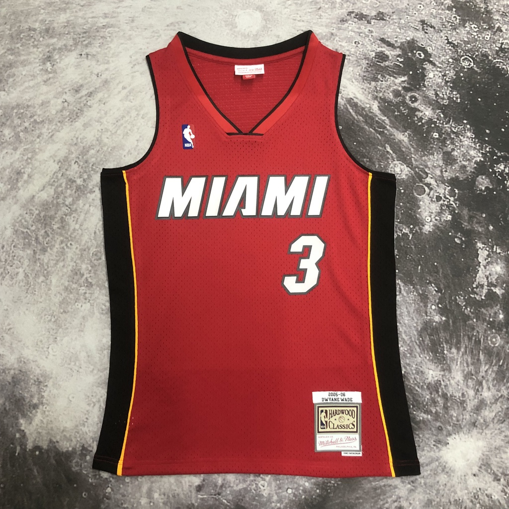 mn-เสื้อกีฬาบาสเก็ตบอล-แขนกุด-ลายทีม-miami-heat-white-no-3wade-สีแดง-สไตล์วินเทจ-สําหรับผู้ชาย