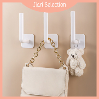 Jiari Selection  [✨สินค้าใหม่✨]  ที่แขวนของตัวใหญ่ ตะขอแขวนของเอนกประสงค์ สารพัดประโยชน์ ติดตั้งง่ายแข็งแรงทนทาน  ตะขอแขวนเก็บของ แบบไม่ต้องเจาะ รูปทรงตัว