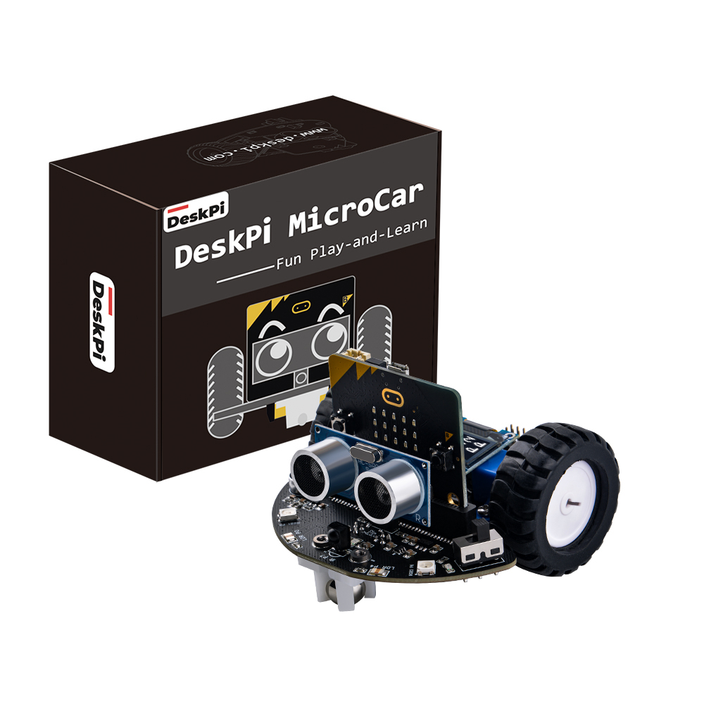 GeeekPi DeskPi MicroCar Microbit Mini Cutebot Kit For BBC Microbit