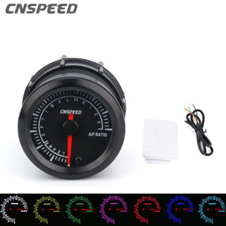 Cnspeed เครื่องวัดอัตราส่วนน้ํามันเชื้อเพลิง 12V 52 มม. 7 สี พร้อมไฟ Led