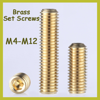 ชุดสกรูหกเหลี่ยม ทองเหลือง M4-M12