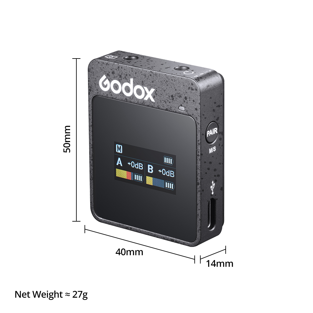 godox-movelink-ii-m3-2-4ghz-อุปกรณ์รับส่งสัญญาณไมโครโฟนไร้สาย-สําหรับกล้อง-dslr-สมาร์ทโฟน