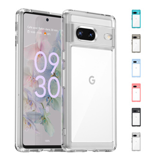 For Google Pixel 8 Case Cover Google Pixel 7 Capa Shockproof Bumper Clear Transparent Multicolour Fundas Google Pixel 7 8 Pro 7A