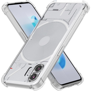 Case for Nothing Phone 2 Shockproof Soft TPU Clear Reinforced Corners Cover on for Nothing Phone 1 Phone2 Phone1