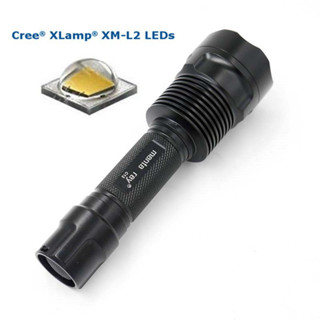 Mantaray C12 ไฟฉาย พร้อม CREE XM-L2 LED 1200LM สําหรับตั้งแคมป์ เดินป่า