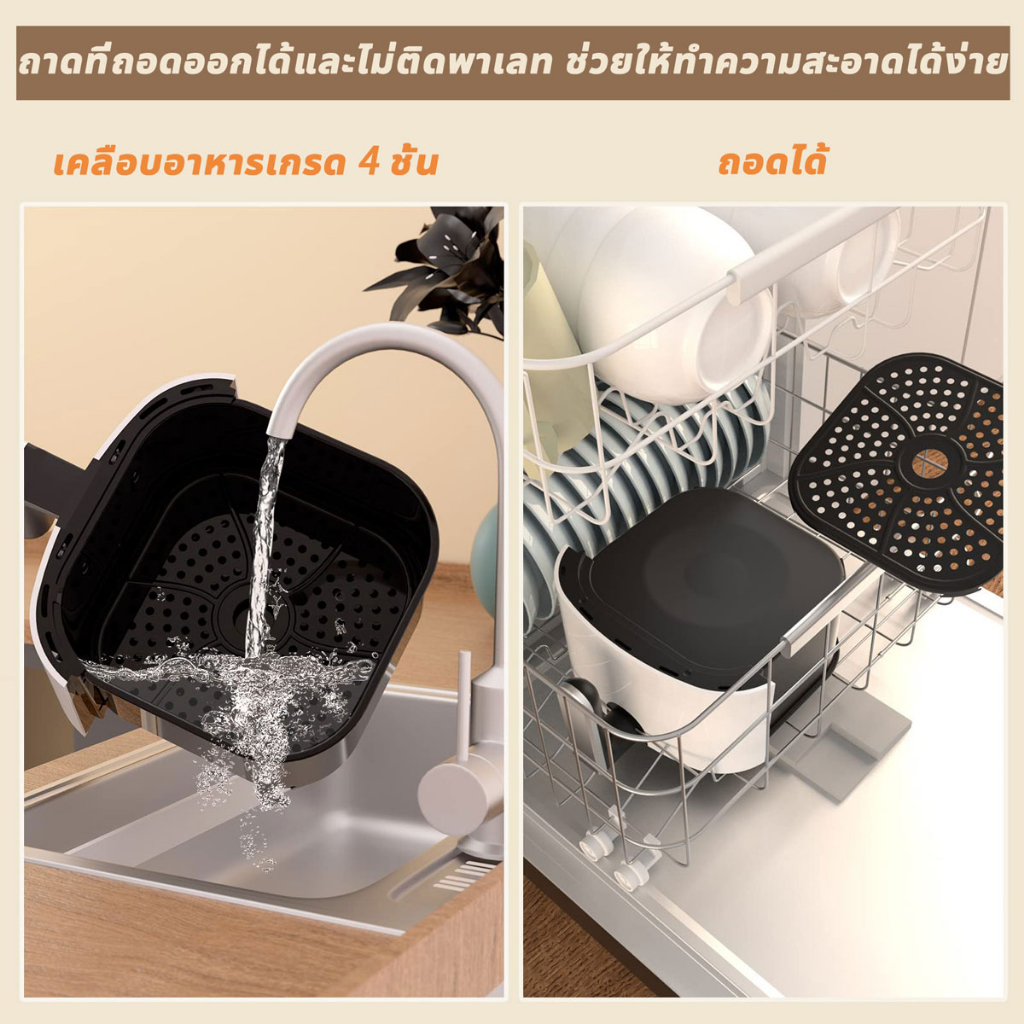 ทอดได้ทุกอย่าง-หม้อทอดไร้น้ำมัน-6l-ไม่มีควัน-ความร้อนสม่ำเสมอ-360-ปุ่มควบคุมแบบละเอียดสองปุ่ม-หม้อทอด-ไร้น้ำมัน-หม้อทอด-หม้อทอดไร้มัน-หม้อทอดไฟฟ้า