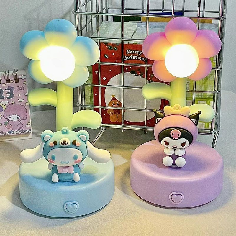 sanrio-โคมไฟข้างเตียง-ลายการ์ตูน-hello-kitty-kuromi-cinnamoroll-น่ารัก-ของขวัญสําหรับเด็ก