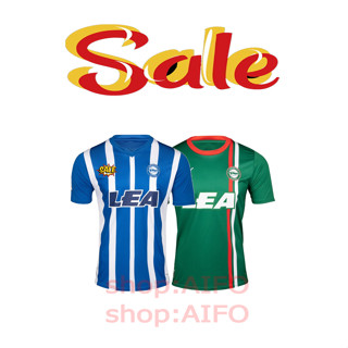 เสื้อกีฬาแขนสั้น ลายทีมชาติฟุตบอล Deportivo Alaves Home Away Jersey 23 24 ชุดเหย้า คุณภาพสูง สําหรับผู้ชาย