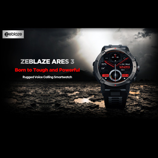 Zeblaze Ares 3 นาฬิกาข้อมือสมาร์ทวอทช์ IPS หน้าจอสัมผัส 1.52 นิ้ว IP68 กันน้ํา วัดอัตราการเต้นของหัวใจ ความดันโลหิต โหมดกีฬา หลายประเภท