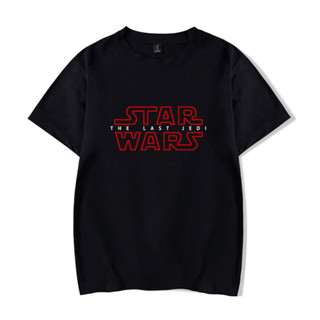 เสื้อยืดแขนสั้น ผ้าฝ้าย พิมพ์ลาย Star Wars สไตล์ฮิปฮอป ขนาดใหญ่ สําหรับผู้ชาย และผู้หญิง ไซซ์ XXS - 4XL 2124