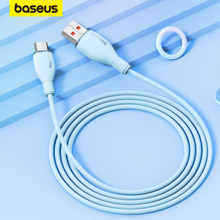 Baseus PD 100W USB Type C ชาร์จเร็ว 6A สายเคเบิลนุ่ม TPE สําหรับโทรศัพท์ Xiaomi แล็ปท็อป