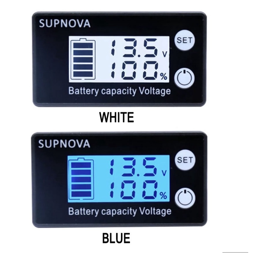 โวลต์ดิจิตอล-dc-8-100v-โวลต์มิเตอร์วัดความจุแบตเตอ-หน้าจอ-lcd-การวัดมิเตอร์วัดปริมาณแบตเตอรี่-ตัววัดโวลท์แบต-ไฟแสดงระดับแบต-ไฟสถานะแบต