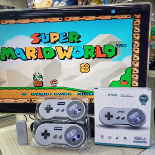 คอนโซลวิดีโอเกม ขนาดเล็ก สําหรับ Super Nintendo SNES and NES 16bit 1500 HDMI SF900 Games มีเกมในตัว 4700 เกม