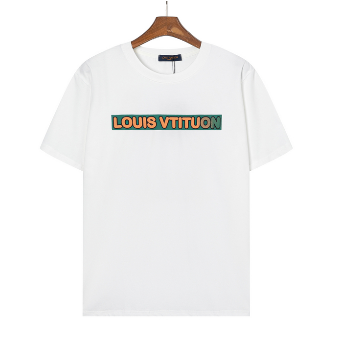 louis-v-เสื้อยืดคอกลม-แขนสั้น-ผ้าฝ้าย-พิมพ์ลาย-แฟชั่นสําหรับผู้ชาย-และผู้หญิง